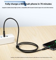 Câble de données USB-C vers USB-C double tête en PVC 10G, charge rapide 60W, conducteur 10 cœurs pour disque dur externe, téléphone, ordinateur, appareil photo