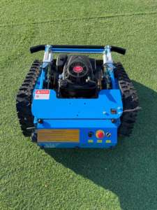 送料無料 ミニ RC草刈り機 ロボット芝刈り機 リモコン式ゼロターン草刈機 - Product Image 3