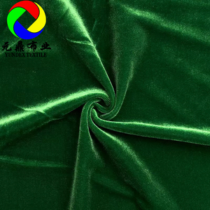 Luxe 95% Polyester 5% Spandex coréen Ks velours 200gsm violet velours tricot matériel tissu rouleau velours tissus pour vêtements - Product Image 3