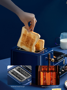 <span class=keywords><strong>Tostadora</strong></span> Doméstica <span class=keywords><strong>Pequeña</strong></span>, Máquina Multifuncional para Desayunos, Máquina Automática para Hacer Tostadas, Máquina para Hacer Desayunos 2 en 1 - Product Image 4