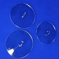 Dalle de verre de quartz en silice fondue de qualité industrielle, résistante à la chaleur, pour soudage et découpe, épaisseur personnalisée, directement de l'usine