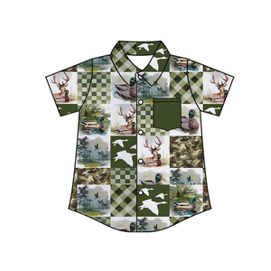 ชุดเสื้อผ้าเด็กฤดูร้อนลายเป็ดมอลลาร์ดล่าสัตว์แบบกำหนดเอง เสื้อเด็ก ชุดพี่น้อง ขายส่งเสื้อผ้าเด็ก สไตล์ใหม่ - Product Image 3