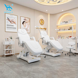 SONKLY Cama de Belleza de 3 Motores, Sillón Cosmético, Cama y Silla para Esteticista, Butaca para Estética con Luz Incluida - Product Image 2
