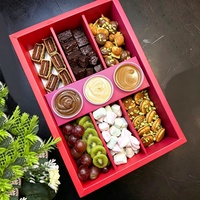 Boîte de présentation en papier personnalisée de qualité alimentaire pour gâteaux, crêpes, biscuits, desserts, avec insert séparateur, pour la restauration en gros