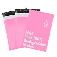 Sacs d'expédition postaux biodégradables D2W 100% en poly pour l'emballage de vêtements