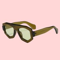 Lunettes de soleil polygonales irrégulières UV400 pour femmes, Nouveauté 2026, style européen et américain, pour Instagram, voyages, séances photo de rue, conduite et soirées