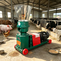 Nouvelle machine à granulés d'aliments pour bétail QP, moteur électrique, capacité de 200 kg/h, construction en fonte, moteur en cuivre pur, 220V/380V 1