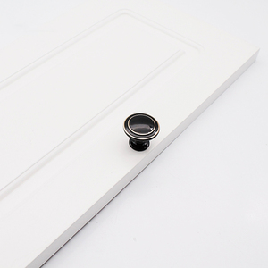 Deursloten Accessoires Zilverachtig zwart Keukenkasten Handgrepen Slot en metalen trekgreep Meubelgrepen en -knoppen - Product Image 6