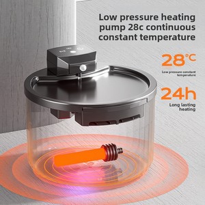 <span class=keywords><strong>Fontaine</strong></span> <span class=keywords><strong>à</strong></span> <span class=keywords><strong>eau</strong></span> <span class=keywords><strong>pour</strong></span> <span class=keywords><strong>chat</strong></span>, design arrondi, utilisation en intérieur, distributeur d'<span class=keywords><strong>eau</strong></span> intelligent <span class=keywords><strong>sans</strong></span> <span class=keywords><strong>fil</strong></span> <span class=keywords><strong>à</strong></span> induction <span class=keywords><strong>pour</strong></span> animaux de compagnie, alimentation automatique - Product Image 2