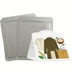 Piège efficace aux phéromones pour mites de garde-manger et mites des vêtements, non toxique et puissant pour les maisons et les placards - Product Image 1