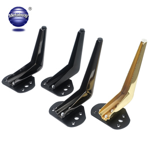 Chân Ghế Sô Pha Đồ Nội Thất Màu Vàng Đen Phong Cách Sang Trọng Nhẹ Châu Âu Chân Tủ Bằng Crôm Chân Đế Đồ Nội Thất Bằng Kim Loại Màu Vàng Chân Giường Tùy Chỉnh - Product Image 2