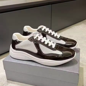Produit tendance 2026 : Baskets en cuir verni et maille pour hommes, chaussures décontractées, chaussures de sécurité, chaussures de sport, chaussures de course - Product Image 4