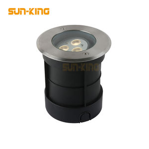 Lámpara subterránea ajustable para exteriores, luz redonda <span class=keywords><strong>de</strong></span> 3W, 9W, 18W y 24W, impermeable, IP67, RGB, color azul - Product Image 2