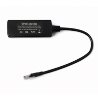 Convertisseur PoE pour PoE passif 48V, convertit PoE actif 802.3af/at en PoE passif 48V Mode B pour Ubiquiti Wave Teltonika RUTM55