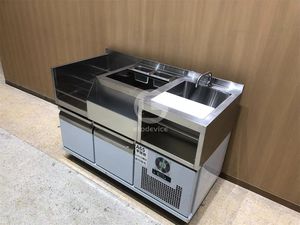 Estación de Bar para Cócteles de Acero Inoxidable / Estación de Servicio para Bartender / Estación de Comida Fría - Product Image 5