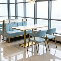 Bancs de restaurant durables avec structure métallique, Ensembles de mobilier de restaurant, Tables de restaurant, Chaises de restaurant