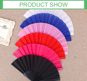 Xách Tay Gấp Polyester <span class=keywords><strong>Fan</strong></span> Hâm Mộ Đồng Bằng Nhựa Tay <span class=keywords><strong>Fan</strong></span> Hâm Mộ Trung Quốc Vải Tay <span class=keywords><strong>Fan</strong></span> Hâm Mộ Cho Đám Cưới Du Lịch Đảng Nhảy Múa Cosplay - Product Image 3