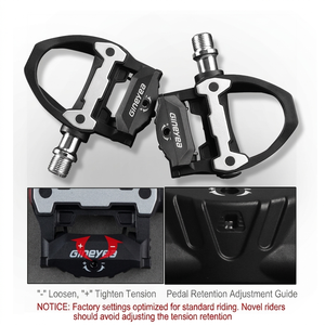 Pédales de vélo de route Gineyea P602 durables - Système SL compatible, pédales clipsables pour BMX/vélos pour enfants/cruisers, légères - Product Image 5