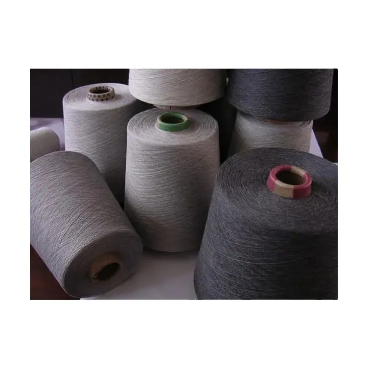 Promoção Preço Lã/Acrílico Knitting Wool 100 Pct Algodão Viscose Spun Vortex Oe Melange Heather Yarn