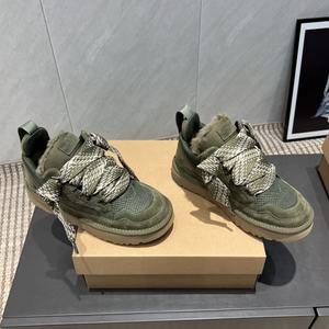 Bottes de neige de luxe pour femmes, style Ugg, tendance, chaudes, en cuir et laine, confortables, hauteur cheville, semelle intérieure en PU, fermeture à enfiler - Product Image 5