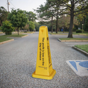 Kare uyarı konisi park uyarı işareti sarı dikkat ıslak zemin koni - Product Image 1