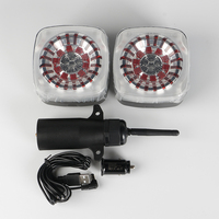 Feux de signalisation magnétiques sans fil pour remorque, LED multifonction pour feux de freinage et clignotants, kit d'éclairage de remorque étanche IP67