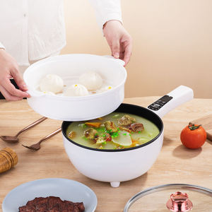 <span class=keywords><strong>Wok</strong></span> <span class=keywords><strong>eléctrico</strong></span> multifunción con asas Stay-Cool Nuevo revestimiento de cerámica para el hogar para una fácil limpieza - Product Image 4