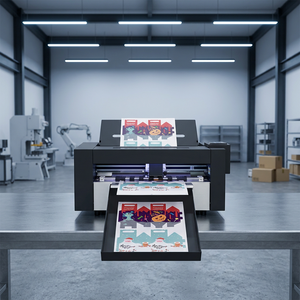 Découpeuse numérique de bureau compacte ZD350 PLUS 55kg à double tête avec alimentation automatique, caméra CCD haute précision et machine à rainurer par roue - Product Image 1