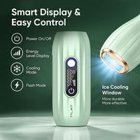 Appareil d'épilation IPL à refroidissement par glace pour usage domestique OEM ODM avec flash rapide en 0,5s, capteur de peau intelligent et 5 niveaux d'énergie réglables