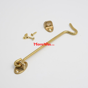 Serratura <span class=keywords><strong>porta</strong></span> fermo <span class=keywords><strong>finestra</strong></span> soggiorno vento rinforzante antico <span class=keywords><strong>finestra</strong></span> <span class=keywords><strong>porta</strong></span> <span class=keywords><strong>porta</strong></span> supporto asta 3 pollici in ottone gancio cabina e chiusura a occhio - Product Image 3