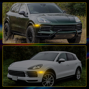 Kit de luces laterales de parachoques LED completas con lente ahumada ámbar Auxito para Porsche Macan 14-24 - Product Image 5