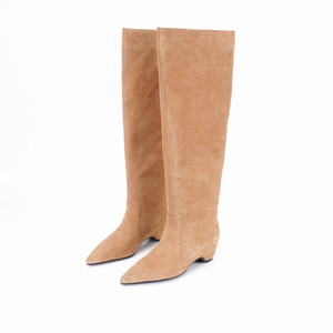 Vintage femmes bottes longues 2025 automne hiver Sexy bout pointu fête robe de bal <span class=keywords><strong>talon</strong></span> haut mince genou bottes hautes pour dame tailles 40 - Product Image 6