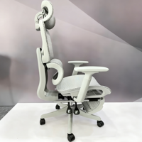 Vente en gros Chaise d'ordinateur en maille noire confortable et durable Chaise de bureau ergonomique avec soutien lombaire
