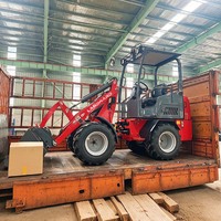 Chargeuse compacte CE W1160 de 1,2 tonne, puissance de 18,4 kW, chargeuse sur roues à haut débit pour la construction, chargeuse compacte agricole, vente en gros