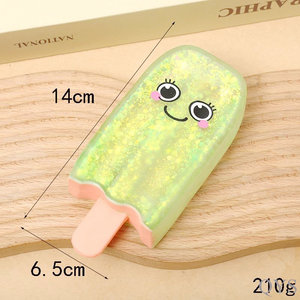 Jouet sensoriel anti-stress QYS Glitter Popsicle Squishy, doux et à récupération lente, pour enfants et adultes - Product Image 2