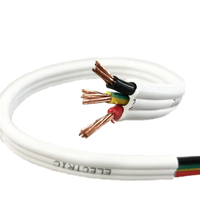 Favtory Stromkabel 1,5mm 2,5mm 4mm 6mm Dreifach-Parallelkabel Hochflexibel PVC Flach Isoliert Elektrisches Kupferkabel 1 KV 30A