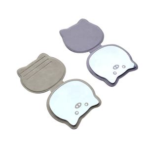 Fabricantes al por mayor Mujeres Espejo de maquillaje <span class=keywords><strong>plegable</strong></span> portátil Maquillaje de viaje Dormitorio de estudiantes Mini espejo <span class=keywords><strong>plegable</strong></span> - Product Image 2