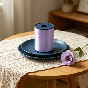 Nastro decorativo Cinta Lila Mate da 500m in plastica di alta qualità, confezione da 3 pezzi. - Product Image 4