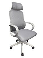 Chaises de bureau professionnelles à dossier haut en maille blanche, design optimal, vente en gros d'usine, pour la maison et le personnel