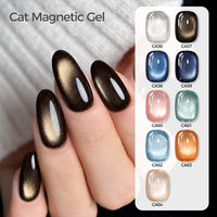 UR SUGAR Fabricant OEM 15ml Vernis Gel Magnétique Multicolore Effet Œil de Chat Saturé et Lumineux pour Fournitures d'Art Ongulaire