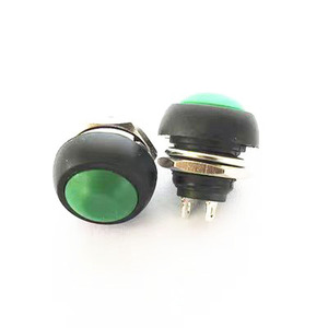 Interruptor de botón pulsador de 3 pines, el más vendido, con bloqueo automático, tipo hongo rojo, interruptor de parada de emergencia, material de plástico y latón, 3A, 12mm - Product Image 5