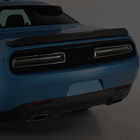 Coques de feux arrière fumées noires pour Dodge Challenger 15-23, protections de feux arrière, kit de garnitures, accessoires de modification extérieure