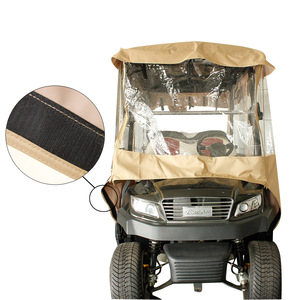 Funda para Carro de Golf de Tela Oxford Impermeable y Resistente al Polvo, de un Solo Color, Ajuste Universal - Product Image 1