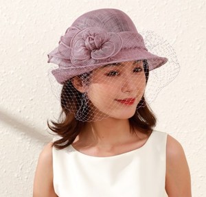 Nuevo Sombrero de Iglesia de Sinamay para Mujer, Estilo Fiesta, Filipinas, con Base Fascinadora, para Adultos, KT-1622, Liso Teñido, en Venta - Product Image 1