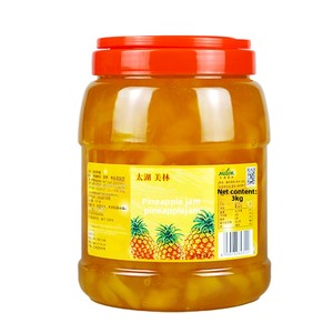 Mermelada y Salsa de Piña Taihu Meilin, 3 kg, envasada, con trozos de piña, procedente de China continental, para té - Product Image 5