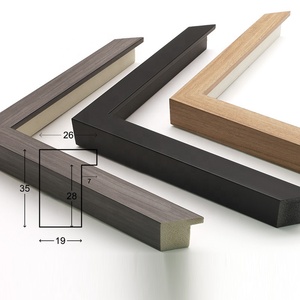 Nhà Máy Bán Buôn Gỗ Màu Hình Ảnh Khung Đúc PS Khung Ảnh Khuôn 26*35Mm Bóng Khung Hộp Đúc - Product Image 1