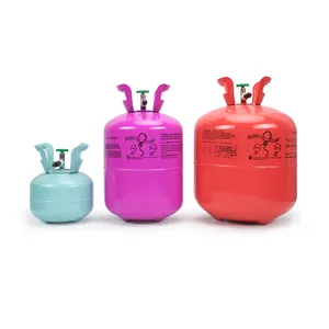 Factory 22.4L Helium Gas Cylinder 50LB Helium Tank Disposable Customizable For Balloon Party Recyclable