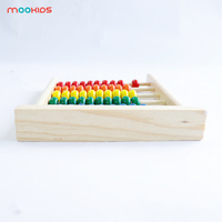 Boulier en bois écologique pour enfants Jouet d'apprentissage précoce des mathématiques Chiffres Comptage Calcul des perles Boulier Jouet en bois pour enfants