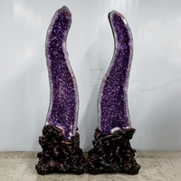 Vente en gros de géodes d'améthyste naturelle, spécimens de cristal de quartz violet en forme de grotte, pour la guérison du Chakra Couronne, la décoration intérieure, le Feng Shui et comme cadeau d'amour