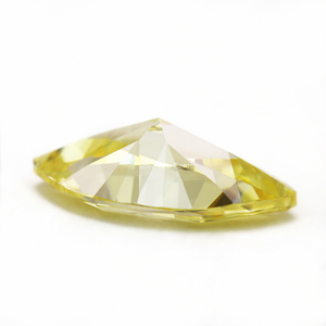 Prix d'usine de Wuzhou, pierres de zircone synthétique en vrac, <span class=keywords><strong>jaune</strong></span> canari, taille <span class=keywords><strong>marquise</strong></span>, pierres de zircone cubique - Product Image 3